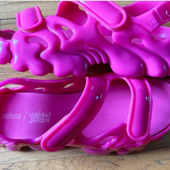 Melissa Puff Sandal Collina Strada gliter Unisex size 38 - Picture 6 of 7